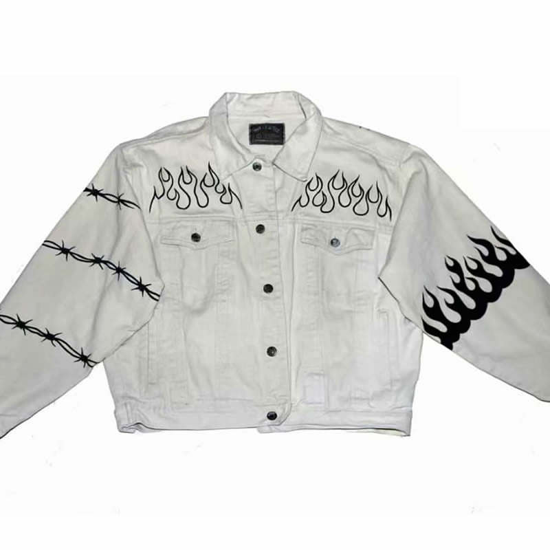 OBITUAR TOKYO ROB ZOMBIE FLAME DENIM JEAN JACKET – BOOPDOCOM