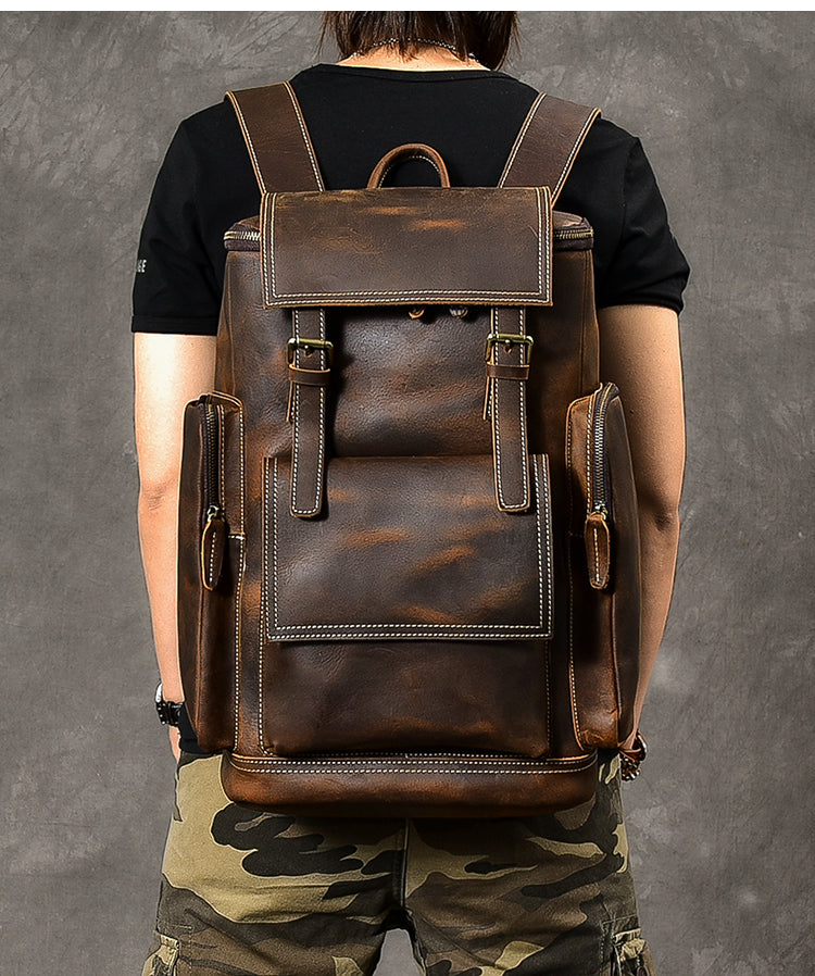 british leather backpack