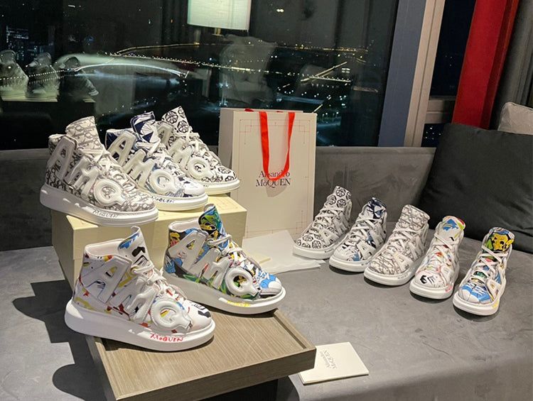 [ALEXANDROS] もろもろ AMQ ALEXSANDRO MOQUEN CHUNKY SOLE HIGH TOP LEATHER UNISEX