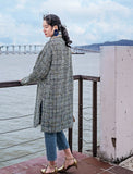 8GIRLS OVERSIZED SHIRT JACKET IN CHECK - boopdo
