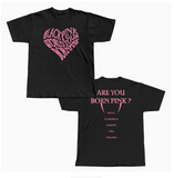 BLACK WORLD PINK TOUR MERCH UNISEX TEE SHIRTS