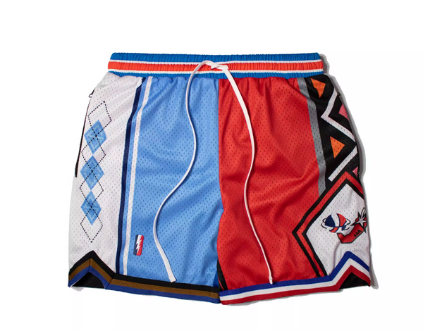 HOOPER BULLS PATCHWORK BASKETBALL SHORT&nbsp;