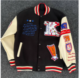 HELLO KITT PREMIUM DESIGN UNISEX VARSITY JACKET