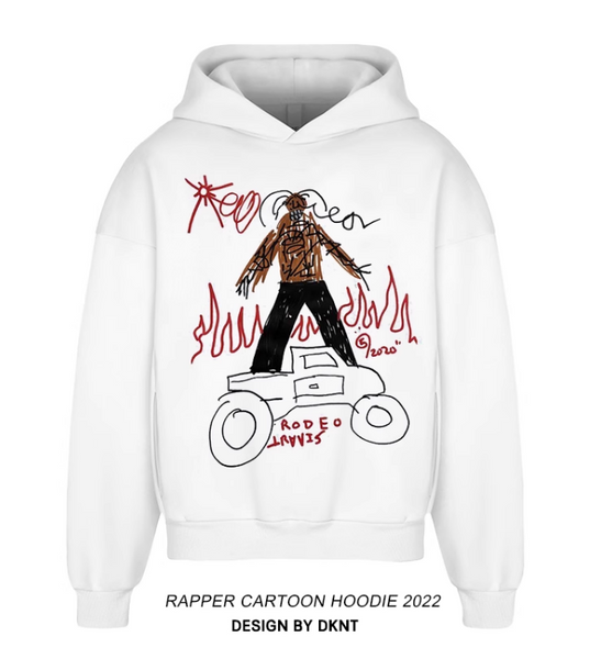 DKNT RAPPER GRAFFITI CARTOON GRAPHIC HOODIES