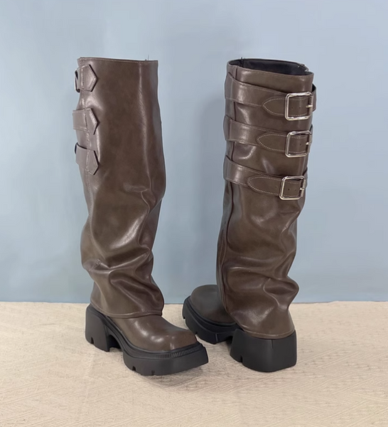 JIALINNA MARTIN OVER THE KNEE RETRO WOMEN'S BOOTS