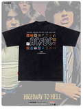 ACDC ROCK BAND CARTOON VINTAGE PRINT COMBINED TEES SWEATSHIRT