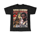 DEION SANDERS PRINT PRIME TIME FOOTBALL JERSEY COTTON T SHIRT