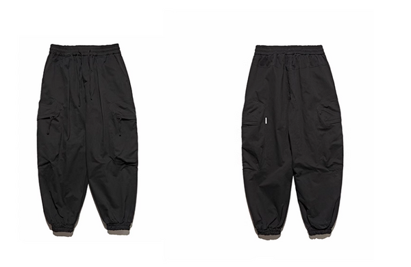 UNAPS HAREM STYLE RELAXED CARGO JOGGER PANTS