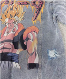 GOGETA DRAGON BALL ANIME DENIM JACKET