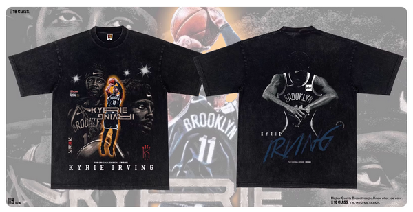 KYRIE IRVING STREETBALL STYLE BASKETBALL COMBINED TEES AND HOODIE