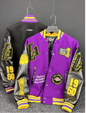 BASKETBALL LA LOS ANGLES EMROIDERED UNISEX VARSITY JACKET