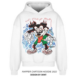 DKNT RAPPER GRAFFITI CARTOON GRAPHIC HOODIES