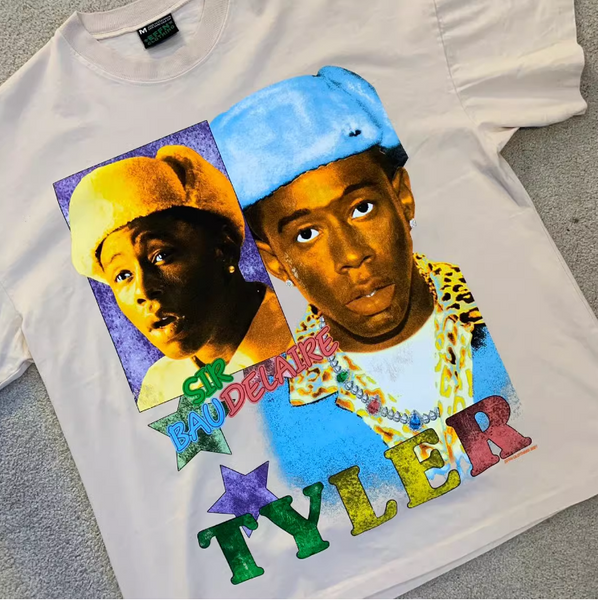 TYHOE THE CREATOR VINTAGE HIP HOP RAPPER PORTRAIT T SHIRTS