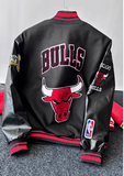 PRO BULLS BASKETBALL EMBROIDERED VARSITY UNISEX COLLEGE JACKET