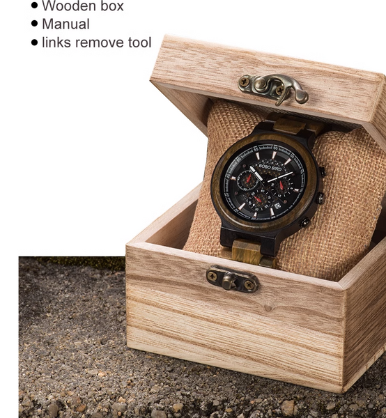 BOBO BIRD CLASSIC RETRO AESTHETICS WOODEN WATCH