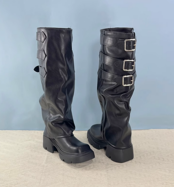 JIALINNA MARTIN OVER THE KNEE RETRO WOMEN'S BOOTS