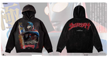 ULTRAMAN DYNA VINTAGE COMIC COMBINED TEE AND HOODIE