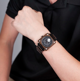 BOBO BIRD TECHZO SQUARE UNISEX WOODEN WATCH