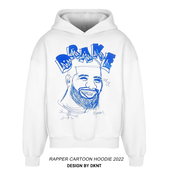 DKNT RAPPER GRAFFITI CARTOON GRAPHIC HOODIES