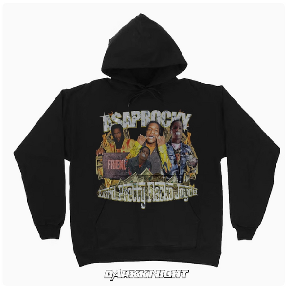 DKNT ASAP GRAPHIC ROCKY HIPHOP STYLE UNISEX HOODIE