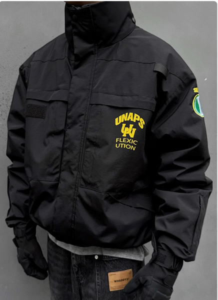 UNAPS SINRO FLEXICUTION DUCK DOWN PUFFER BOMBER JACKET