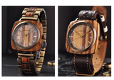 BOBO BIRDVINTAGE TRENDY DESIGN UNISEX WOODEN WATCH