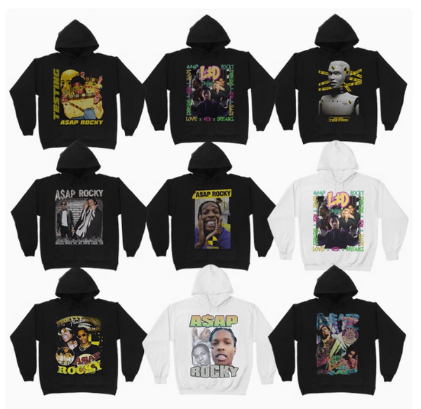 DKNT ASAP GRAPHIC ROCKY HIPHOP STYLE UNISEX HOODIE