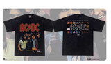 ACDC ROCK BAND CARTOON VINTAGE PRINT COMBINED TEES SWEATSHIRT