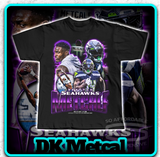 DK METCALF X-RECEIVER FOOTBALL JERSEY COTTON T SHIRT