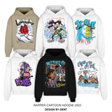 DKNT RAPPER GRAFFITI CARTOON GRAPHIC HOODIES