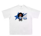 DKNT DESIGN SZA SOS CARTOON UNISEX T SHIRTS