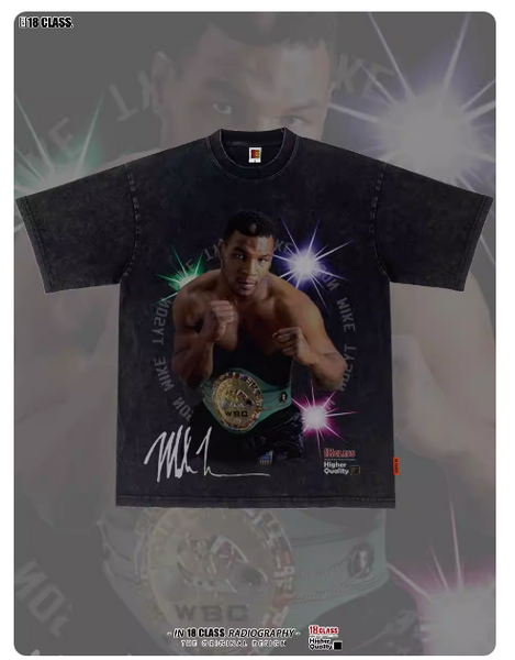 MIKE TYSON FEEL THE KNOCKOUT POWER BOXING CASUAL T SHIRT AND SWEATSHIRT