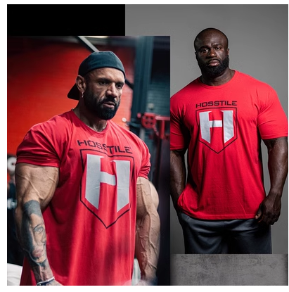 GYM BUDDY HOSTILE ARNOLD FIT MUSCLE FITNESS T SHIRTS – BOOPDOCOM