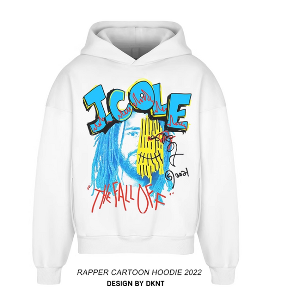 DKNT RAPPER GRAFFITI CARTOON GRAPHIC HOODIES