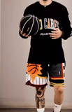 HOOPER FIKO THE SUNS INSPIRED BASKETBALL SHORT WITH DOUBLE LAYER