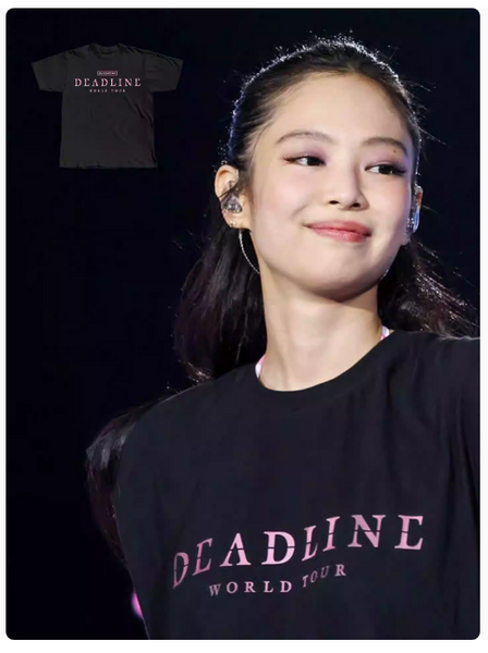 BLACK WORLD PINK TOUR MERCH UNISEX TEE SHIRTS
