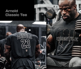 GYM BUDDY HOSTILE ARNOLD FIT MUSCLE FITNESS T SHIRTS