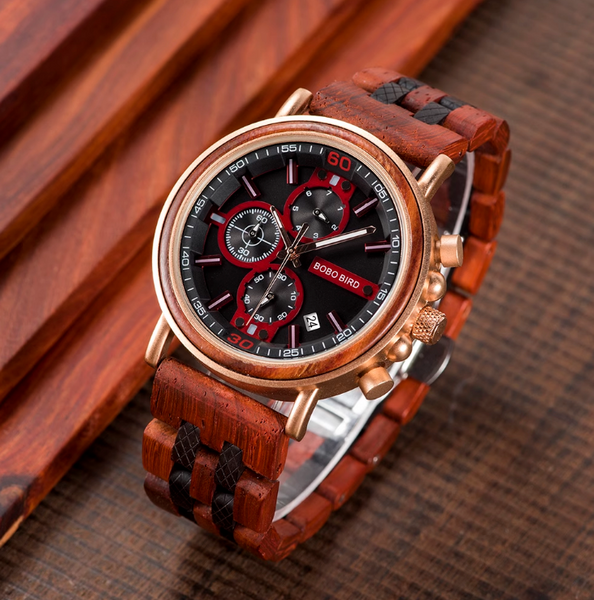 BOBO BIRD LUXURY URBAN STYLE WOODEN WATCH