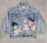 GOGETA DRAGON BALL ANIME DENIM JACKET