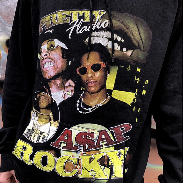 DKNT ASAP GRAPHIC ROCKY HIPHOP STYLE UNISEX HOODIE