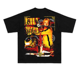 ICONIC LUCY STYLE &nbsp;KILL BILL TRIBUTE BLACK T SHIRT