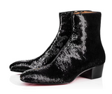 FURQUO BRITISH STYLE ANKLE BOOTS IN BLACK