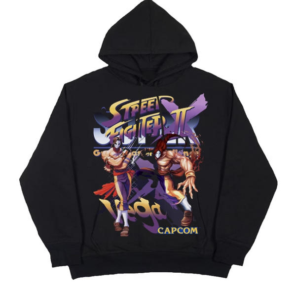 STREET FIGHTER TRIBUTE HOODIE CHUN-LI RYU RETRO UNISEX SWEATSHIRT