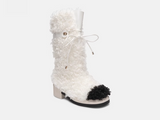 FABROLA MARY COZY MID-CALF SHEARLING SNOW BOOTS