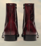 REXXO MARTIN VINTAGE BRITISH STYLE HIGH TOP LEATHER BOOTS