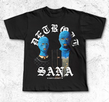 SANA DETROIT BLUE MASK GOTHIC PARODY T SHIRTS