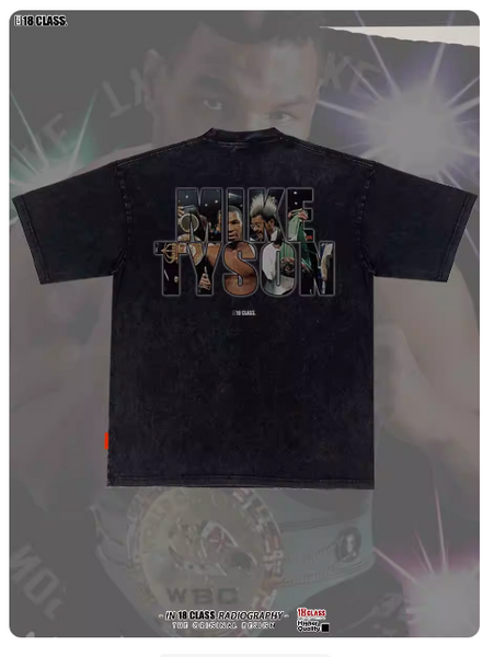 MIKE TYSON FEEL THE KNOCKOUT POWER BOXING CASUAL T SHIRT AND SWEATSHIRT