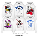 DKNT RAPPER GRAFFITI CARTOON GRAPHIC HOODIES