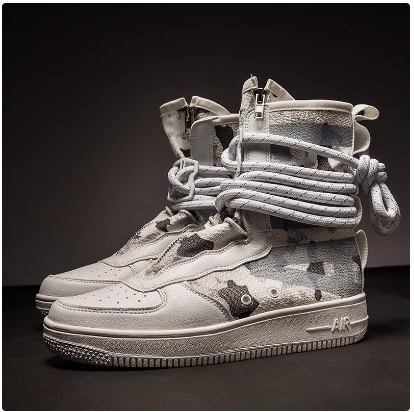 AIR FORCE HIGH TOP CANVAS UNISEX BOOTS