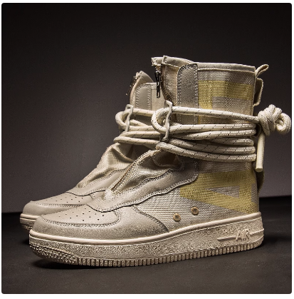 AIR FORCE HIGH TOP CANVAS UNISEX BOOTS